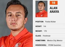 💪🏻 ÉXITO ALAN 🇲🇽 El Kicker Alan Anaya es presentado dentro del roster  de los 🔸 Falcons de Bowling Green, que pertenecen a la Conferencia MAC de  la 🏆 NCAA. #HablemosDeFootball🗣🏈