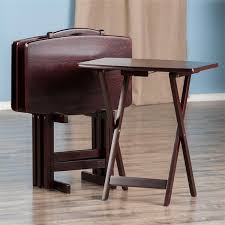 Mcm , snack table set ,portable ,wooden , laminate , marbleized black , artex industries tinascollect. Winsome Wood Dylan Espresso Wood Snack Table Set 5 Piece Set 92517 Rona