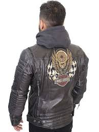 Ebay Sponsored Harley Davidson Mens Marmax Racing Eagle 3 In 1 Black Leather Jacket 97002 18vm Leather Jacket Men Leather Jacket Grey Leather Jacket