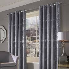 Each curtain panel is 90″ wide x 54″ drop (228 x 137cm)pack contents: Margo Velvet Ringtop Curtains Grey Silver Kavanagh S Home