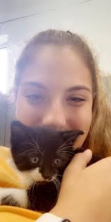 Rosie is so cute in her cheerleader outfit