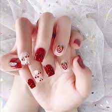 Cherry nails is best to make an appointment, they're a small business so theres usually a short wait. 24pcs Set Short Nails Sweet Strawberry Cherry Fake Nails Pre Design Manicure Decorations Gils Cute Red Fake Nails Set With Glue False Nails Aliexpress