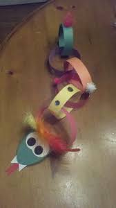 Another Paper Chain Snake The Head Is An Oval Folded In Half Cute Asian Art Projects Chinese New Year Activities Chinese New Year