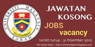 Jawatan kosong terkini di sabah electricity sdn. Jawatan Kosong Universiti Malaysia Sabah Ums Jobs Vacancies Malaysia Sabah Job