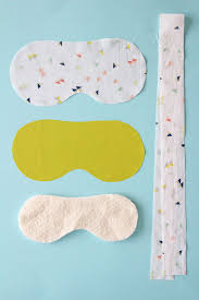 Sleeping mask pattern no sew version apply glue approximately 1/3 inside edge. Tilly And The Buttons How To Make An Eye Mask Free Pattern