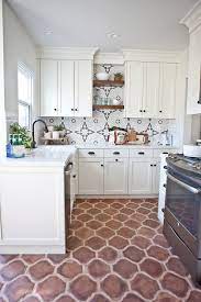 Having had the i recently had a designed in a click consultation with a homeowner who had terracotta or saltillo tile floors in her kitchen and wanted to do a remodel. 75 Beautiful Terra Cotta Tile Kitchen Pictures Ideas July 2021 Houzz