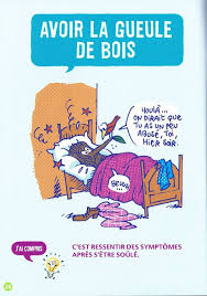 Avoir La Gueule De Bois Source Promenons Nous Dans Les Expressions Francaises Expressions Francaises Expressions Idiomatiques Apprendre Le Francais