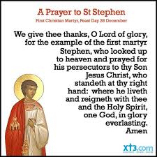 Happy Feast Day Of St Stephen The First Christian Martyr Prayforus Personal Prayer Martyrs Happy Feast Day