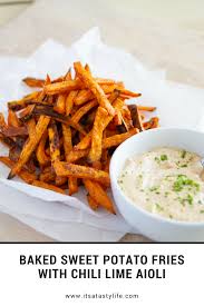 Take the mashed sweet potatoes, oil, apple sauce, and water and pour them into a mixing bowl. Itsatastylife Com Sweet Potato Recipes Fries Sweet Potato Fries Baked Sweet Potato Fry Sauce