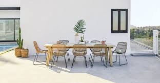 Teaka Dining Table For 6 In 2020 Natural Dining Chairs Outdoor Dining Room Black Dining Chairs