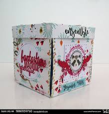 Boite A Explosion Tuto Pour Sokai Le Scrap De Triniti Boite A Explosion Tuto Scrapbooking Idee Deco Boite