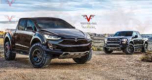 what if tesla s pickup truck went after the ford f 150 raptor carscoops tesla car trucks pickup trucks