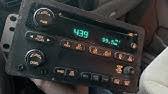One tool used to unlock a used gm radio from 2000 to 2008. How To Unlock Gm Radios 2000 2005 Youtube