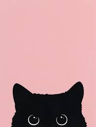 Black Cat Cat Phone Wallpaper Black Cat Drawing Cat Posters
