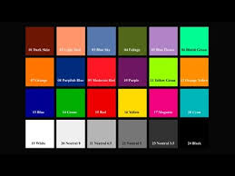 Color Reference Chart Sunlight 40 Sec 720p Hd