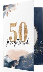 Bol Com Locomix 50 Jaar Getrouwd Jubileum Huwelijk Muziekkaart Gouden Huwelijk