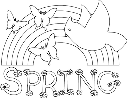 From coloring to painting and even collage, you'll definitely want to try them all! Resultado De Imagen Para Welcome Spring Para Colorear Spring Coloring Pages Butterfly Coloring Page Fathers Day Coloring Page