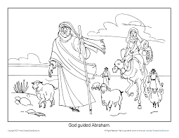 Abraham lived in a place called haran. Abraham Coloring Page Printable God Guided Abraham