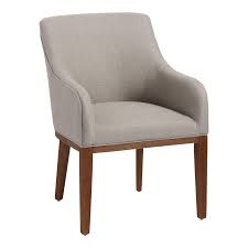 Light Gray Arden Upholstered Dining Armchair World Market Grey Upholstered Dining Chairs Dining Room Chairs Upholstered Upholstered Dining Chairs