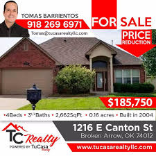 Attention Broken Arrow Beautiful Home For Sale This Property May Qualify For Seller Financing Vend Price Reduction Broken Arrow Beautiful Homes