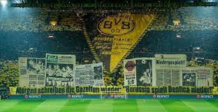 Borussia dortmund are widely credited with having the best fans in world football, and the bvb supporters lived up to their reputation on tuesday evening. Borussia Dortmund Benfica 08 03 2017