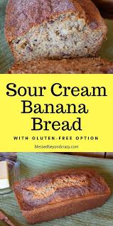 Bisquick Banana Nut Bread With Sour Cream Pin By Tina Wilson Gillespie On Desserts Sour Cream Banana Bread Sour Cream Recipes Diy Food Recipes