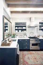 It adds color and fun to the kitchen without being overwhelming. 16 Best Navy Blue Kitchen Cabinets Ideas Blue Kitchens Blue Kitchen Cabinets Kitchen Cabinets