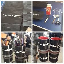diy makeup brush holders using mac