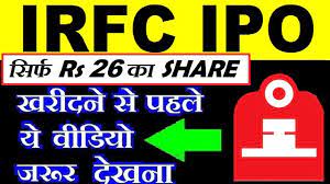 Irfc ipo dates & price band Irfc Ipo Apply Or Avoid Listing Gain Grey Market Premium Irfc Ipo Review Irfc News Smkc Youtube
