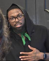 MEET THE CAST! JAHLEEL FISHER plays Corey Tyler in “Smoldering Fires,” one  of the two male youth characters upon which the play centers; the pair want  to do something about the violence