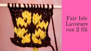Processo faticoso ma necessario perché le fibre vadano tutte nello stesso senso. Cambiare Colore Per Creare Motivi Con I Ferri Fair Isle Lavoro A Maglia Youtube
