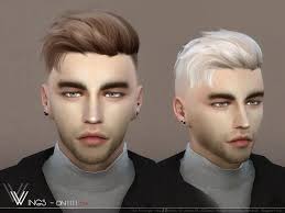 Wingssims Wings On1111 Sims 4 Hair Male Sims Hair Mens Hairstyles