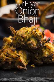 Lighter Easy Air Fryer Onion Bhaji Recipe Onion Bhaji Onion Bhaji Recipes Indian Food Recipes Vegetarian