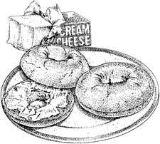 Bagel Clipart Black And White Pin On Food