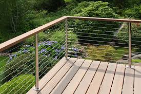 Metal And Wood Railing Deck Gelander Gelander Aussen Balkon Bauen