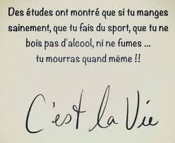 Des Etudes Ont Montre Que Si Tu Manges Sainement Que Tu Fais Du Sport Que Tu Ne Bois Pas D Alcool Proverbes Et Citations Blagues En Images Rire Et Sourire
