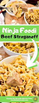 Beef Stroganoff Ninja Foodi Recipe Recipe Beef Stroganoff Beef Recipes Beef Stroganoff Crockpot