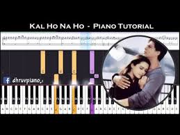 Kal Ho Na Ho Heartbeat Piano Tutorial Sheet Music With English Notes Midi Youtube