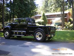 Custom 98 Ford F800 Pu Rv Hauler Custom Trucks Trucks Ford Trucks