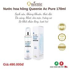 Nước hoa hồng trắng da kiềm dầu Queenie Ac Pure Mỹ phẩm Hàn Quốc 170ml