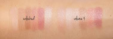 I am very fair and these tones work very well for me. Hourglass Ambient Lighting Edit Unlocked Vs Volume 4 Swatches Hourglass Makeup Hourglass Hourglass Cosmetic