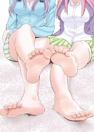 Miku Nakano's feet - the pinnacle of anime seduction