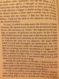 Quotations by uta hagen to instantly empower you with playing and acting: Uta Hagen Respect For Acting Quote Harold Clurman Streetcar Named Desire Acting Quotes Going To Work Streetcar Named Desire