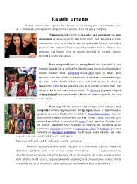 Caracteristicile rasiale clasice sunt determinate de un complex de trăsături fizice legate de aspectul exterior al unei persoane și de anatomia sa. Rasele Umane