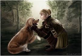 The Princess And The Dog By Isriana On Deviantart Fables Romance Covers Art Fable 3
