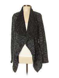 Details About Bnci By Blanc Noir Women Black Cardigan L