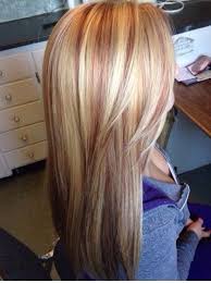 Red blonde hair is more than just a transitional shade. Blonde Hair With Red Lowlights Hair Styles Hair Color Blonde Highlights Strawberry Blonde Hair