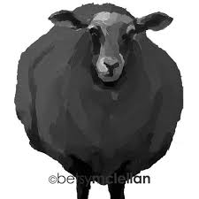 Black And White Sheep Picture Black And White Sheep Print Set Of 2 Sheep Print Sheep Art Etsy Sheep Art Sheep Prints Sheep Paintings