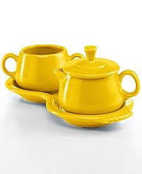 Fiesta Sunflower Sugar And Creamer Set Mutfak Aletleri Mutfak