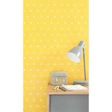 Papel Pintado No Tejido Grafico Amarillo H 1005 X L 53 Cm Quito Papier Peint Papier Peint Jaune Papier Peint Intisse